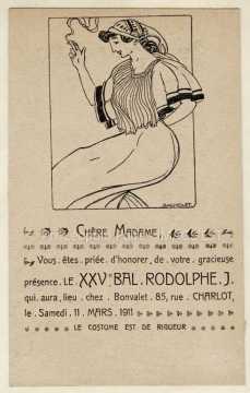 Invitation au Bal Rodolphe J (Paris)