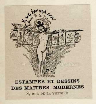 Femme nue portant des illustrations (Paris)