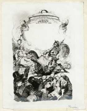 Illustration d'un menu (1887)