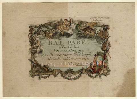 Invitation au mariage de Louis de France