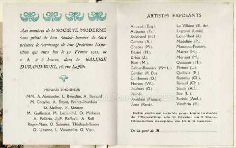 Invitation à une exposition (Paris)