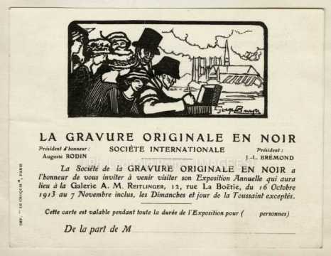 Invitation à une exposition (Paris)