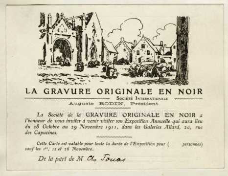 Invitation à une exposition (Paris)