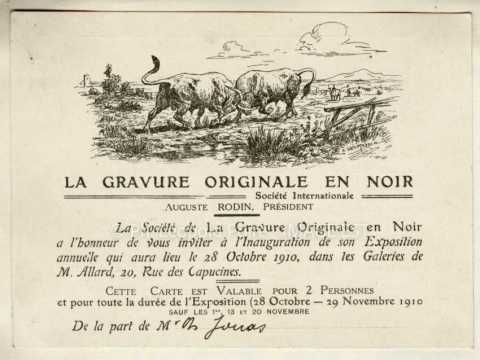 Invitation à une exposition (Paris)