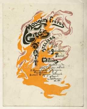 Carte de visite des frères Mougin (Paris)