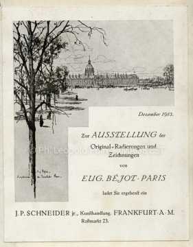 Invitation à une exposition (Francfort)