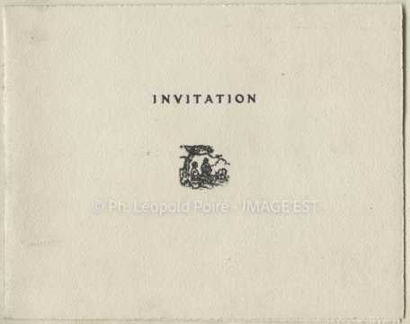 Invitation à une exposition (Nancy)
