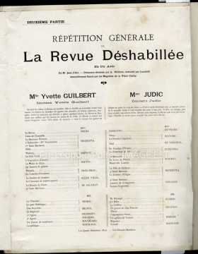 Programme du Concert des Ambassadeurs (Paris)
