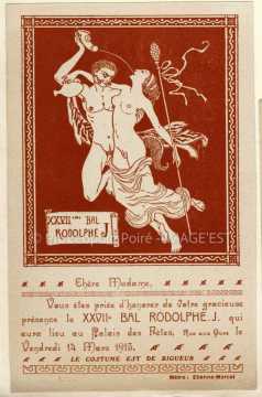 Invitation au Bal Rodolphe J (Paris)