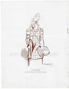 Illustration du programme d'une matinée de gala (Paris)