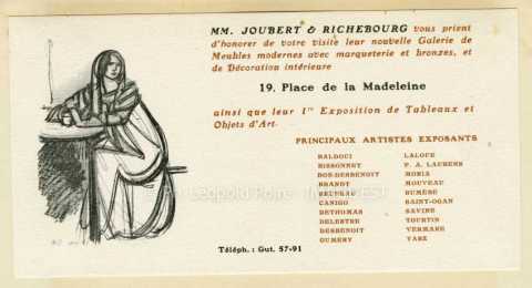 Invitation à une exposition (Paris)