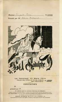 Invitation au Bal Rodolphe J (Paris)