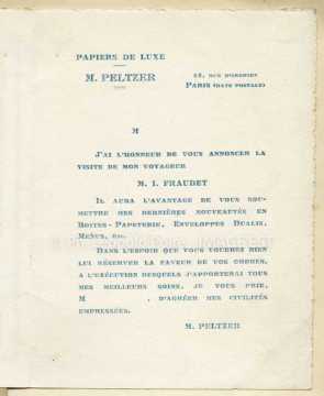 Invitation à une présentation (Paris)