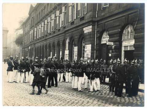 Militaires allemands place d'Armes (Metz)