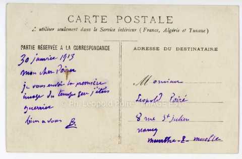 Carte postale de Félix Braquemond
