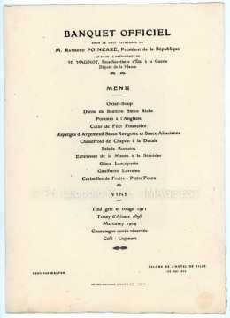 Menu d'un banquet (Nancy)