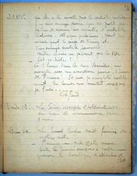 Journal de 1917 de Léopold Poiré (Nancy)