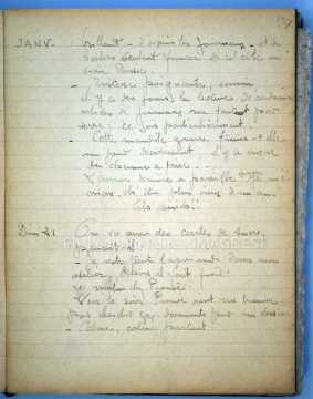 Journal de 1917 de Léopold Poiré (Nancy)