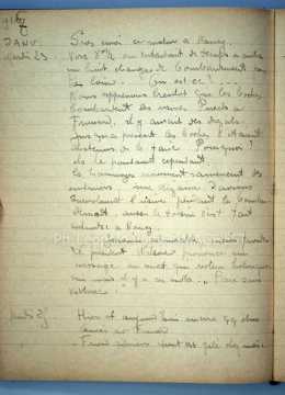 Journal de 1917 de Léopold Poiré (Nancy)