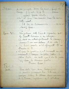 Journal de 1917 de Léopold Poiré (Nancy)