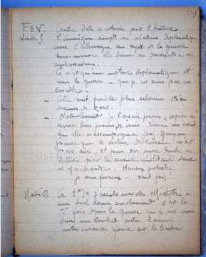 Journal de 1917 de Léopold Poiré (Nancy)