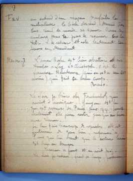 Journal de 1917 de Léopold Poiré (Nancy)
