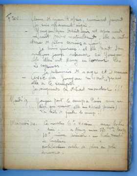Journal de 1917 de Léopold Poiré (Nancy)