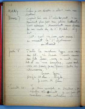 Journal de 1917 de Léopold Poiré (Nancy)