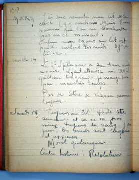 Journal de 1917 de Léopold Poiré (Nancy)