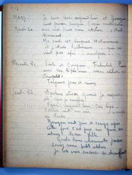 Journal de 1917 de Léopold Poiré (Nancy)