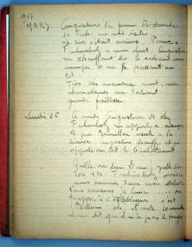 Journal de 1917 de Léopold Poiré (Nancy)