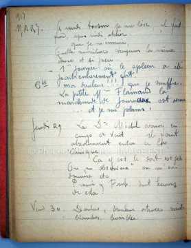 Journal de 1917 de Léopold Poiré (Nancy)