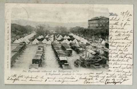 Ambulances de la place Royale en 1870 (Metz)