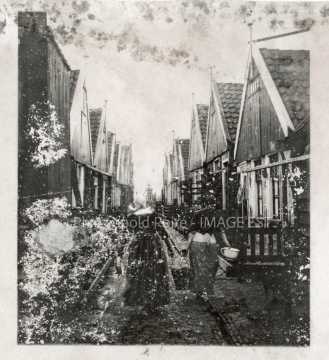 Rue d'un village de Hollande