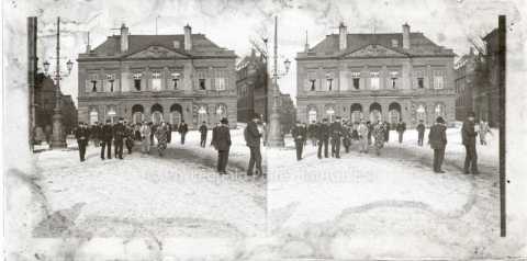 Spectacle sur la place d'Armes (Metz)