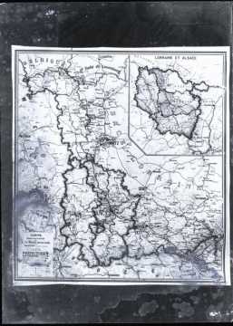 Carte de la Meurthe-et-Moselle