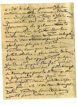 Lettre de Victor Prouvé (Carnac)