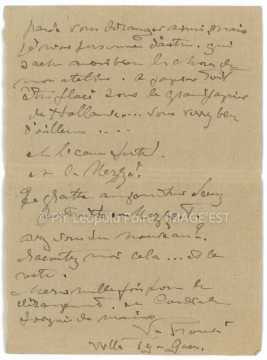 Correspondance entre Victor Prouvé et Léopold Poiré (Carnac)