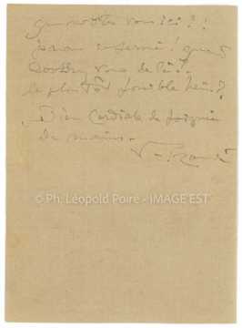 Correspondance entre Victor Prouvé et Léopold Poiré (Carnac)
