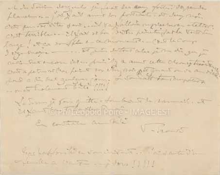 Correspondance entre Victor Prouvé et Léopold Poiré (Carnac)
