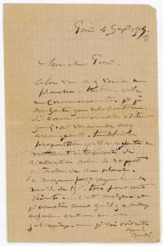 Correspondance de Victor Prouvé (Paris)
