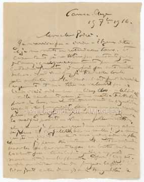 Correspondance entre Victor Prouvé et Léopold Poiré (Carnac)