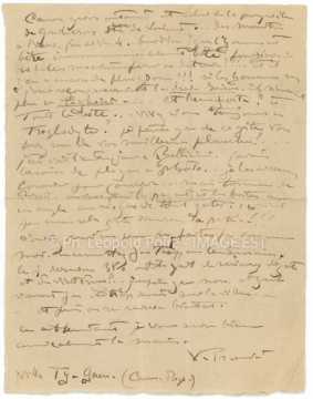 Correspondance entre Victor Prouvé et Léopold Poiré (Carnac)