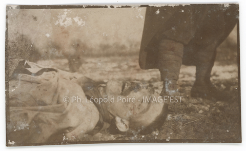 Cadavre d'un soldat allemand (Custines)