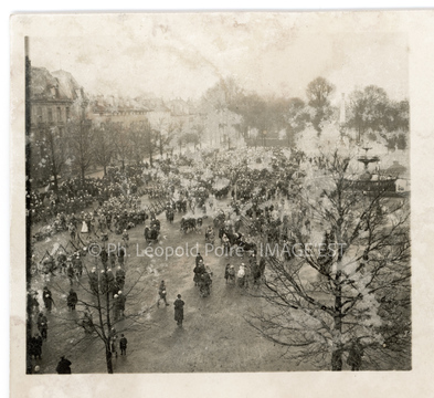 Troupes de soldats place Carnot (Nancy)