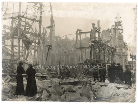 Destruction des Magasins réunis (Nancy)