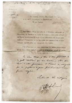 Lettre d'Etat-major (Nancy)