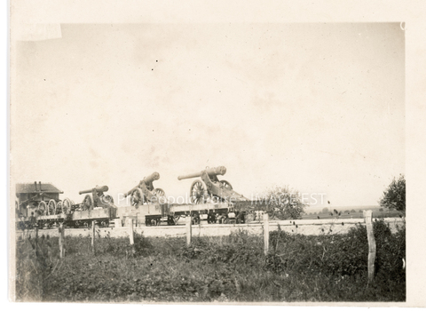 Transport ferroviaire de canons
