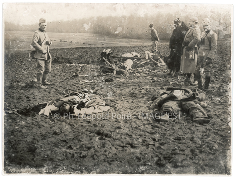 Cadavres d'aviateurs allemands