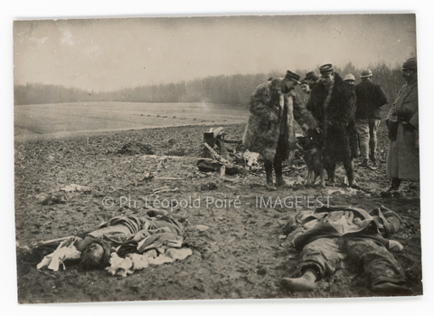 Cadavres d'aviateurs allemand